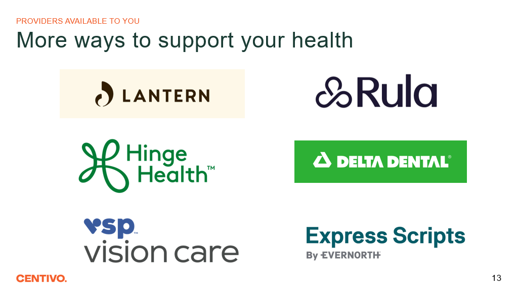 centivo more ways to support your health